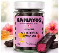 Guimauve au miel, hibiscus & chocolat noir