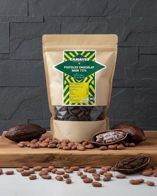Pistoles chocolat noir 75% de cacao
