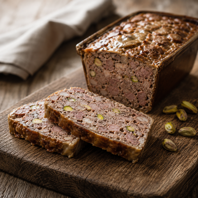 Terrine de bœuf à la pistache