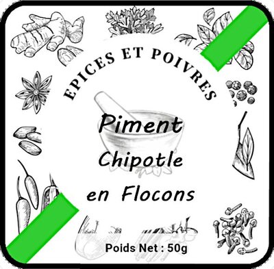 Piment chipotle en flocons