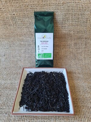 Thé noir biologique earl grey