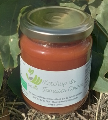 🍅 ketchup de tomates cerise