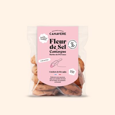 Ddm dépassé crackers de riz fleur de sel herb
