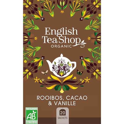 Rooibos cacao & vanille bio 20 sachets