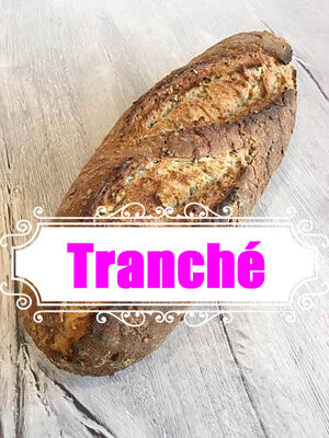 Pain aux céréales bio 600 g tranché