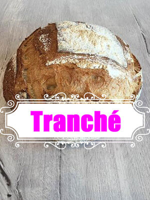 Boule bio 400 g farine type 65 tranchée