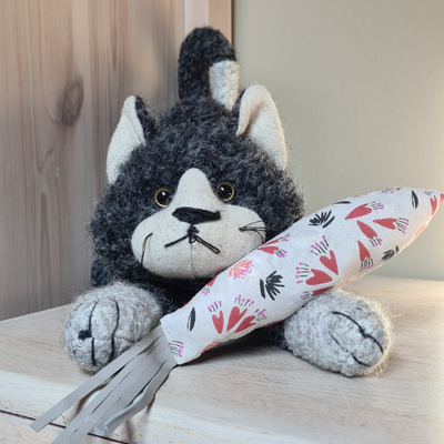 Jouet pour chat sardine