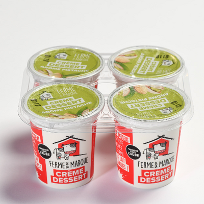 Crème dessert pistache (x4)