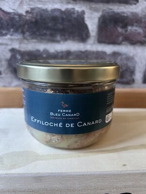 Effiloché de canard confit pour parmentier