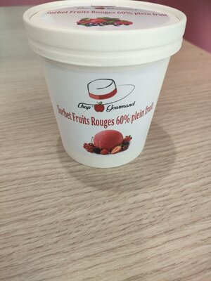 Sorbet fruits rouges 60% plein fruit
