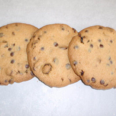 Cookies aux pepites de chocolat et aux cranberries