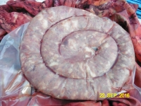 Saucisse fraiche de canard sans sel nitrité