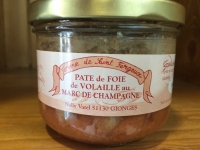 Pate de foie de volaille au marc de champagne