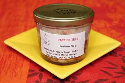 Pâté de tête de porc fermier