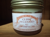 Cuisse de canard au champagne