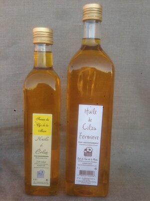 Huile de colza premiere pression a froid - 0.5 litre 