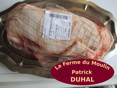 1/2 tête de veau plus 2 pieds de veau
