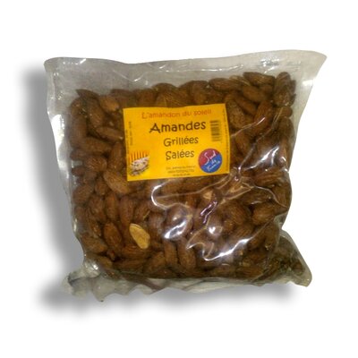 Amandes grillées salées