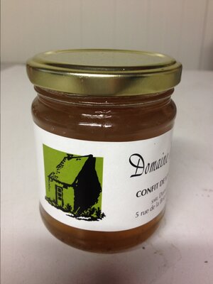 Confit de vin blanc safrané sans alcool