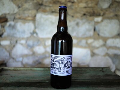 Bière brune 75 cl