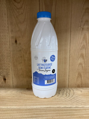 Lait pasteurisé demi écrémé