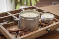 Bougie artisanale écologique vanille épicée