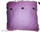 Coussin laine - magenta - image 2