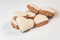 Petits coeurs à la cannelle glacés [ bio et sans gluten ]