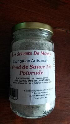 Fond de sauce - poivrade vegan