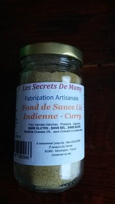 Fond de sauce - indienne / curry vegan