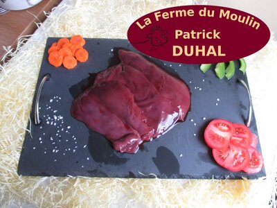 Foie tranche porc