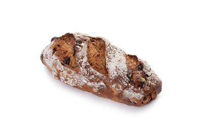 Pain de campagne raisins noisettes grillées