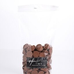 Chocolat lait palets bio (250g)