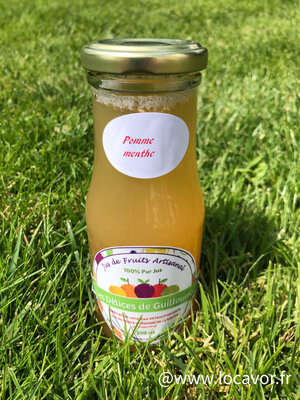 Jus aromatisé pomme menthe