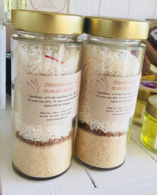 Préparation pour riz au lait safran