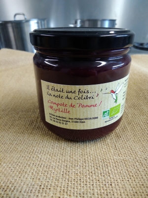 Compote pomme/myrtille