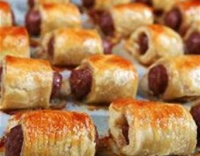 Feuilleté knack apéro