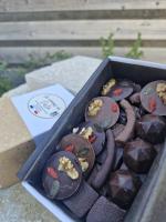 Boîte de chocolats bio kraft 370 g