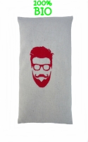 Bouillotte sèche bio-riz 19cm /10cm 'barbe rouge '