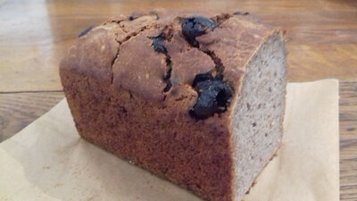 Pain sans gluten aux olives