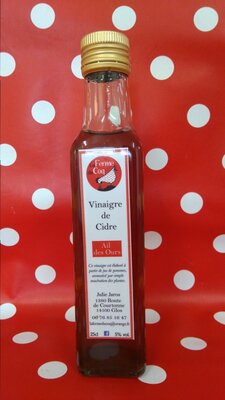 Vinaigre de cidre ail des ours