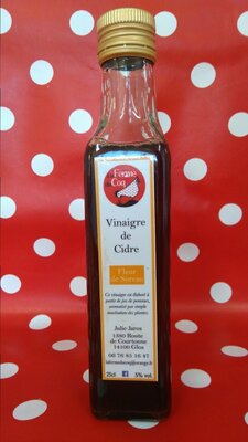 Vinaigre de cidre fleur de sureau 