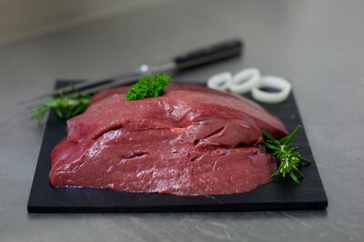 Foie de veau tranché bio
