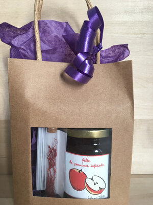 Coffret safran 0,1g & gelée de pommes safranée