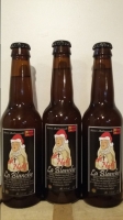 Lot 3 bières de noêl la blanche