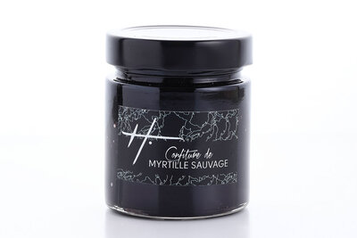 Confiture de myrtille sauvage