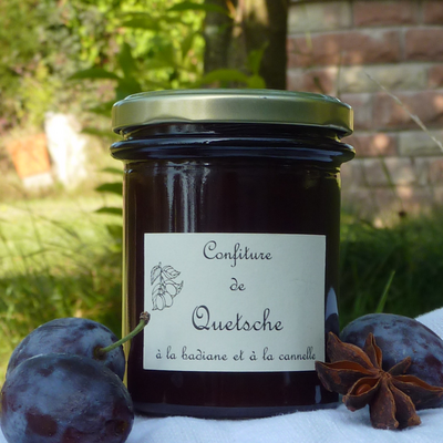 Confiture originale: quetsche à la badiane et à la cannelle