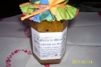 Confiture d'oranges au grué de caca