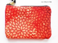 Trousse pétillant /  rouge, écru