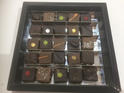 Chocolats bonbons ganache x24 pièce